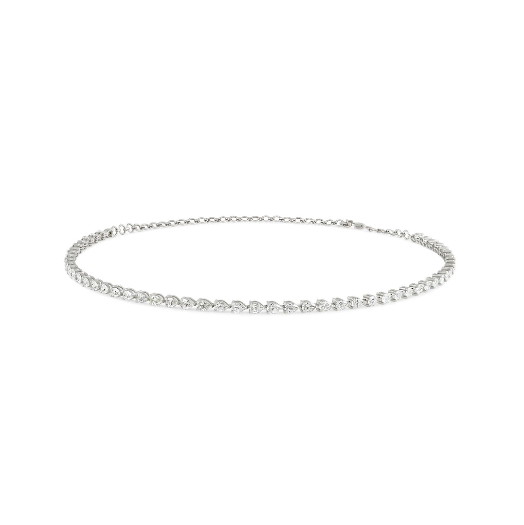 Pear Shape Diamond Choker - HIBA JABER
