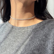 Pear Shape Diamond Choker - HIBA JABER