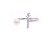 Pearl Drop Ring - Plain - HIBA JABER