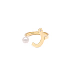 Load image into Gallery viewer, Pearl Drop Ring - Plain - HIBA JABER
