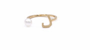 Pearl Drop Ring - Plain - HIBA JABER