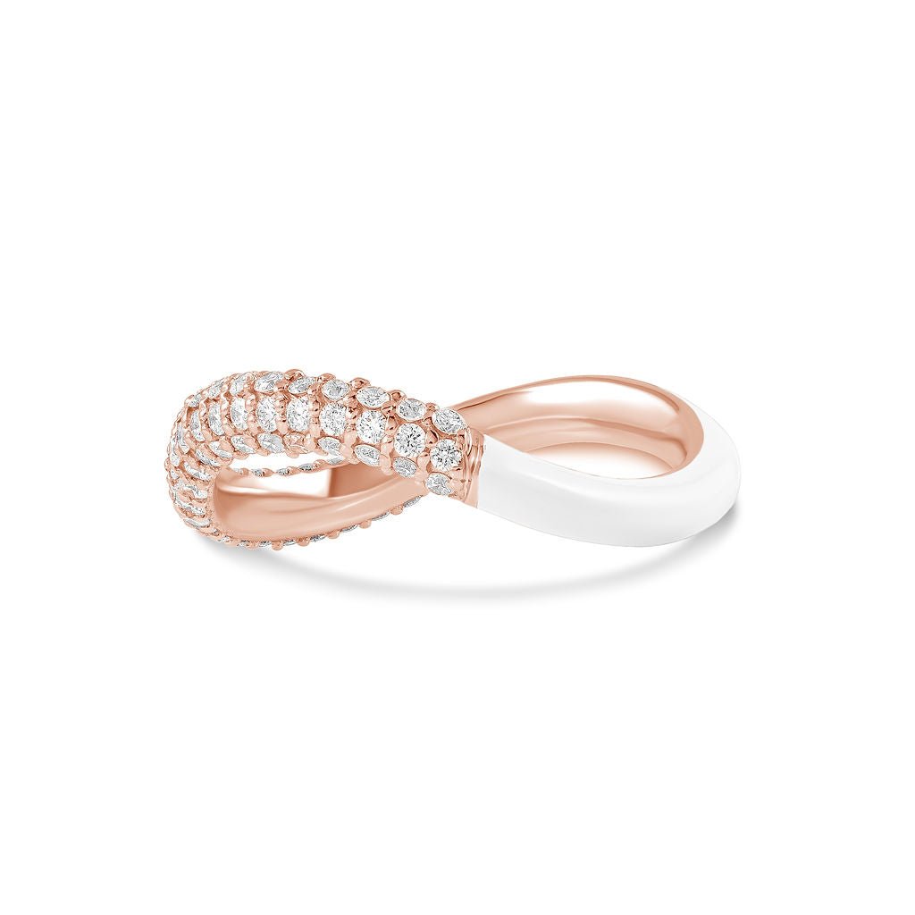 Pinki Femininity Infinity Bold Ring - Enamel - HIBA JABER
