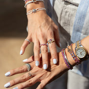 Pinki Femininity Infinity Bold Ring - Pink Enamel - HIBA JABER