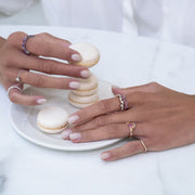 Pinki Infinity Ring - Pave Diamonds - HIBA JABER