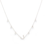 Load image into Gallery viewer, Plain Initial Hanging Necklace - HIBA JABER
