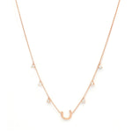 Load image into Gallery viewer, Plain Initial Hanging Necklace - HIBA JABER
