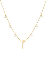 Load image into Gallery viewer, Plain Initial Hanging Necklace - HIBA JABER