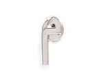 عرض الصورة في المعرض، Plain Single Initial Earring - Single Piece - HIBA JABER