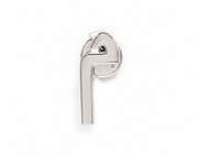 Plain Single Initial Earring - Single Piece - HIBA JABER