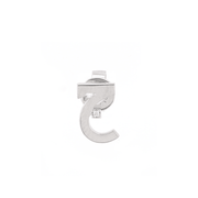 Plain Single Initial Earring - Single Piece - HIBA JABER