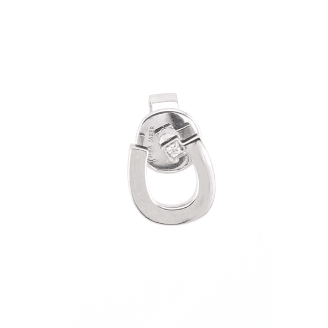 Plain Single Initial Earring - Single Piece - HIBA JABER