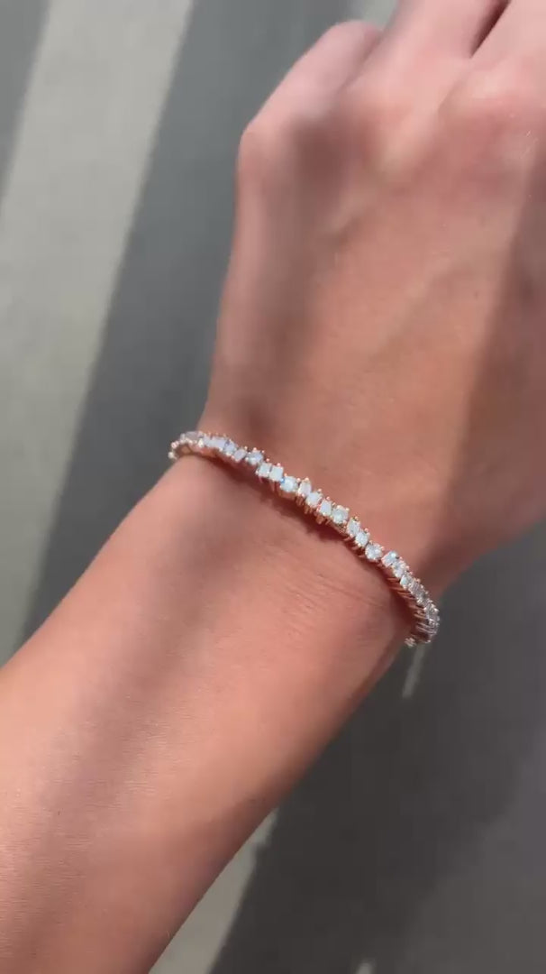 Multi Shape Diamond Bangle
