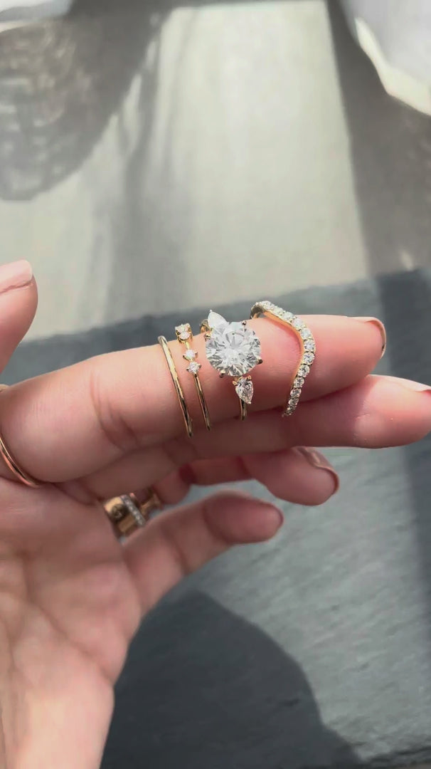 Interval Diamond Sparkle Ring