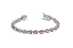 Load image into Gallery viewer, Rainbow Sapphire Pear Bracelet - Jumbo - HIBA JABER
