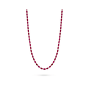 Ruby & Diamond Necklace - HIBA JABER