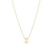 Saudi Emblem Necklace - Rose - HIBA JABER