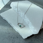 Saudi Map Heart Necklace - Saudi National Day - HIBA JABER