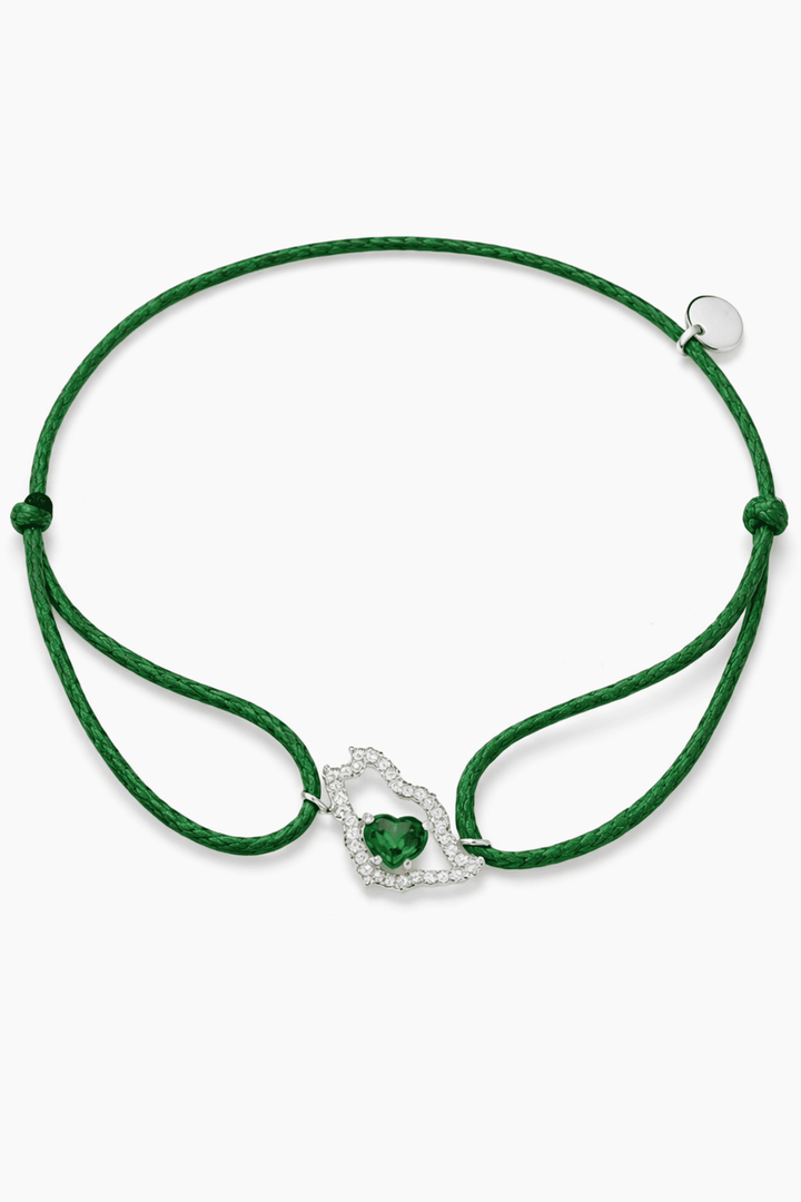 Saudi Map Thread Bracelet - HIBA JABER