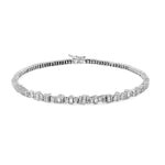 Load image into Gallery viewer, Scattered Multi Shaped Diamond Bracelet - HIBA JABER

