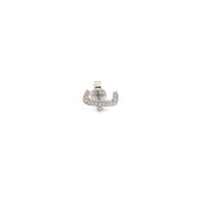 Single Initial Earring Set in Diamonds | One Piece - HIBA JABER