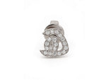 Load image into Gallery viewer, Single Initial Earring - With Diamonds/ Single Piece - HIBA JABER
