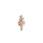 Load image into Gallery viewer, Single Initial Earring - With Diamonds/ Single Piece - HIBA JABER
