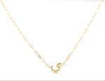 Load image into Gallery viewer, Single Initial Necklace in Bold Chain - Plain - HIBA JABER