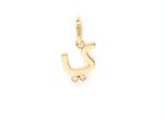 Load image into Gallery viewer, Single Initial Pendant | Plain - HIBA JABER
