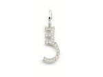Load image into Gallery viewer, Single Initial Pendant | Set in Diamonds - HIBA JABER