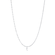 Single Initial Pendant | Set in Diamonds - HIBA JABER