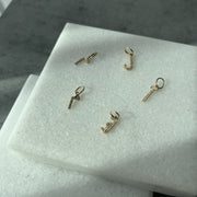 Single Initial Pendant | Set in Diamonds - HIBA JABER