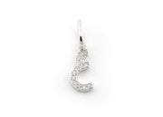 Single Initial Pendant | Set in Diamonds - HIBA JABER