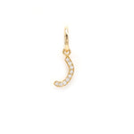Load image into Gallery viewer, Single Initial Pendant | Set in Diamonds - HIBA JABER