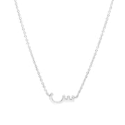 Single Initial Plain Chain Necklace - HIBA JABER