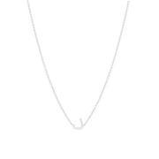 Single Initial Plain Chain Necklace - HIBA JABER