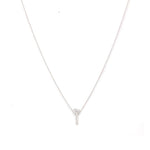 Load image into Gallery viewer, Single Initial Plain Chain Necklace - HIBA JABER
