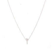 Single Initial Plain Chain Necklace - HIBA JABER