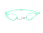 Load image into Gallery viewer, Single Initial Thread Bracelet - Enamel - HIBA JABER
