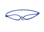 Load image into Gallery viewer, Single Initial Thread Bracelet - Enamel - HIBA JABER
