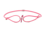 Load image into Gallery viewer, Single Initial Thread Bracelet - Enamel - HIBA JABER
