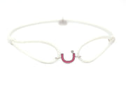 Single Initial Thread Bracelet - Enamel - HIBA JABER