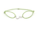 Load image into Gallery viewer, Single Initial Thread Bracelet - Plain - HIBA JABER
