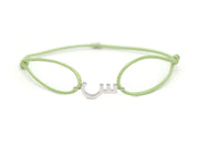 Single Initial Thread Bracelet - Plain - HIBA JABER