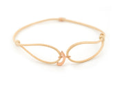 Single Initial Thread Bracelet - Plain - HIBA JABER