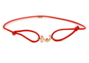 Single Initial Thread Bracelet - Plain - HIBA JABER