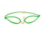 Load image into Gallery viewer, Single Initial Thread Bracelet - Plain - HIBA JABER
