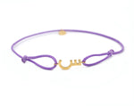 Load image into Gallery viewer, Single Initial Thread Bracelet - Plain - HIBA JABER
