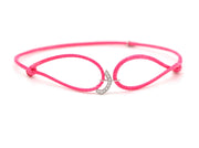 Single Initial Thread Bracelet - Set in Diamonds - HIBA JABER