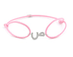 تحميل الصورة في عارض المعرض, Single Initial Thread Bracelet - Set in Diamonds - HIBA JABER
