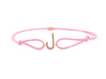 تحميل الصورة في عارض المعرض, Single Initial Thread Bracelet - Set in Diamonds - HIBA JABER
